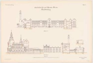 Hochschulen für Bildende Künste und für Musik, Berlin-Charlottenburg: Hochschule für Bildende Künste: Schnitte 1:200