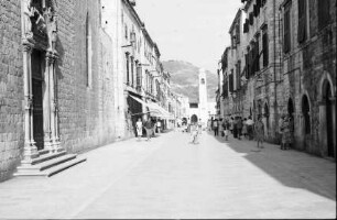 Dubrovnik: Stradun vom Pile Tor aus