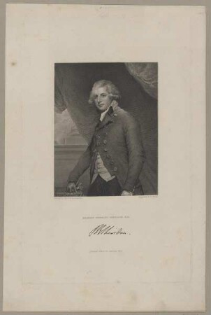 Bildnis des Richard Brinsley Sheridan