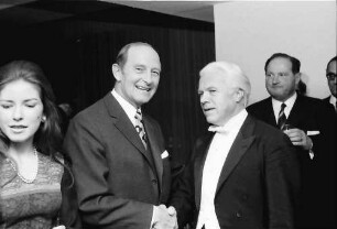 Freiburg: Kongresshaus Freiburg; Ministerpräsident Filbinger und Karl Münchinger