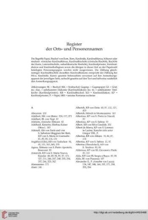 Register der Orts- und Personennamen