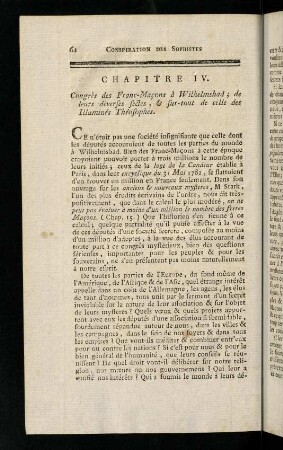 62-73, Ce n´etoit pas une societe insignifiante que ...