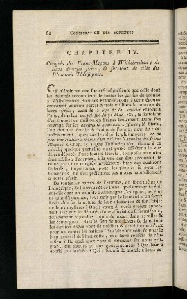 62-73, Ce n´etoit pas une societe insignifiante que ...