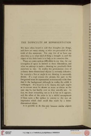 The difficulty of representation