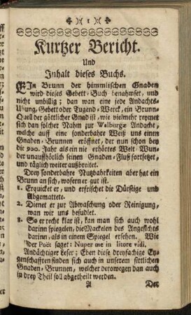 Kurtzer Bericht. Und Inhalt dieses Buchs.