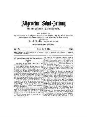 Der Geschichtsunterricht auf der Unterstufe : (Schluß)
