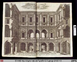 Der Hof des Palazzo Farnese.