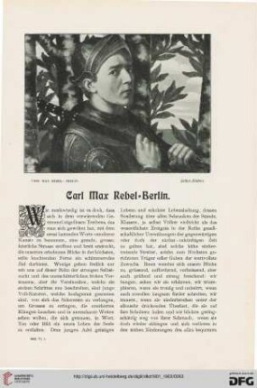 Carl Max Rebel - Berlin