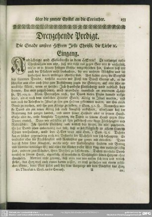 Dreyzehende Predigt