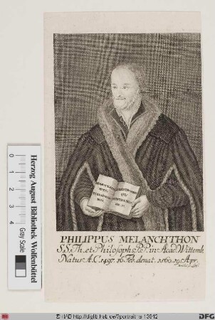 Bildnis Philipp Melanchthon (eig. Schwarzerdt)