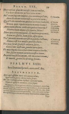Psalmus XXXI. - Psalmus XL.