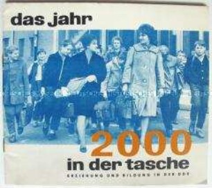 Reich illustrierte Propagandaschrift über das Bildungswesen in der DDR