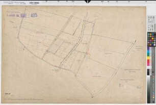 Herzfeld (Lippetal), Flurbereinigung Herzfeld-Düllo, Zuteilungskarte Herzfeld Flur 23