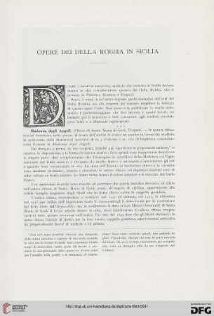 6: Opere dei delle Robbia in Sicilia