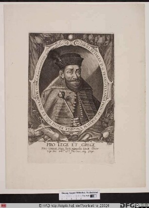 Bildnis Gabriel (Gábor) Bethlen, Fürst von Siebenbürgen (reg. 1613-29)