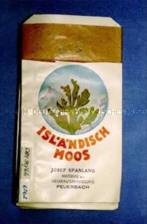 Tüten für Heilkräuter "Isländisch Moos" mit Banderole