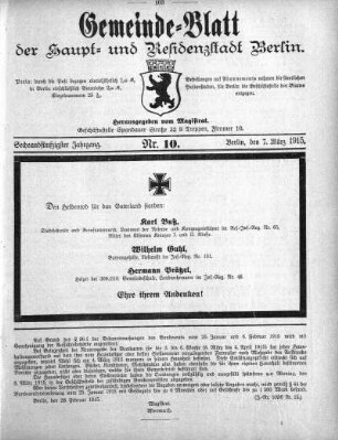 1915,10: Nr. 10, 7. März 1915