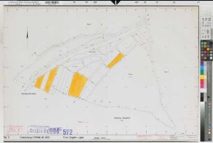 Littfeld (Kreuztal), Zusammenlegung Littfeld, Bl.2 Zuteilungskarte Littfeld Flur 3