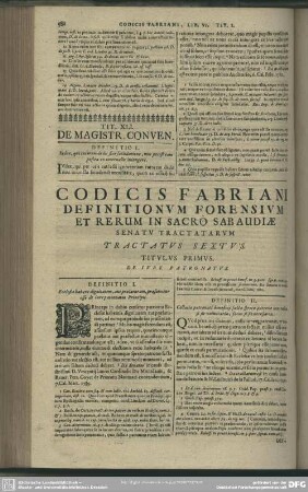 Tractatus Sextus