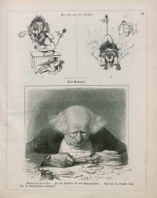 "Der Len und der Tischler" "Ein Pedant"