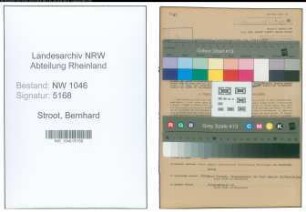 Entnazifizierung Bernhard Stroot , geb. 29.08.1922 (Rechtspflegeanwaerter)
