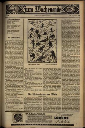 Zweite Ausgabe vom Sonntag, den 06. Dezember 1936.