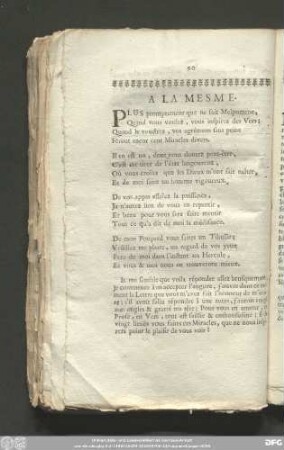 A La Mesme.