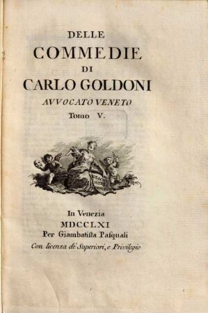 Le commedie di Carlo Goldoni, 5