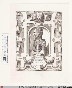 Bildnis Ottavio (Farnese), 2. Herzog von Parma und Piacenza (reg. 1547-86)
