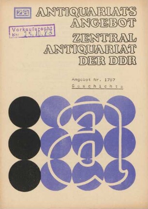 Nr. 1787: Geschichte