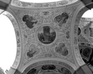 Marien-Wallfahrtsstätte Heiliger Berg — Marienkirche — Südliche offene Kapelle: Kapelle des heiligen Joachim und der heiligen Anna — Gewölbe