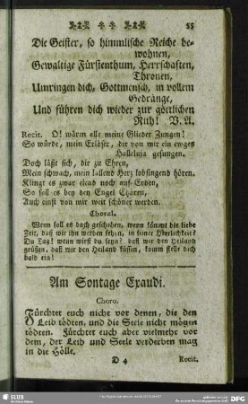 Am Sontage Exaudi