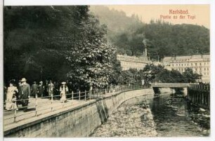 Karlsbad. Partie an der Tepl