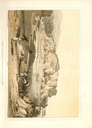 Bridge & causeway at Ma-Chi-Na-Too, Lew Chew