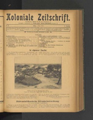 Nr. 10. Berlin, 03. März 1911. 12. Jahrgang.