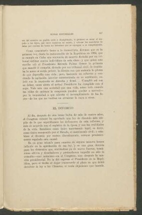 El Divorcio
