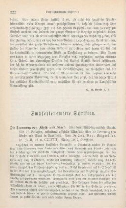 222-236 Empfehlenswerthe Schriften
