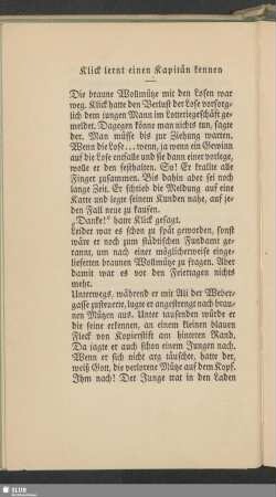 Klick lernt einen Kapitän kennen