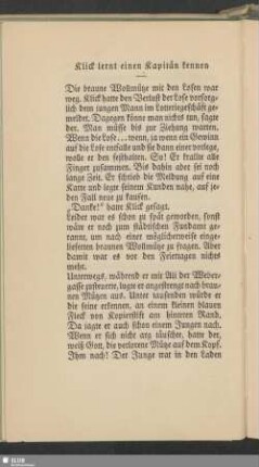 Klick lernt einen Kapitän kennen
