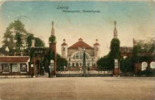 Leipzig: Palmengarten, Haupteingang