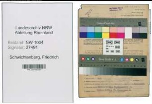 Entnazifizierung Friedrich Schwichtenberg , geb. 19.11.1891 (Laborant)