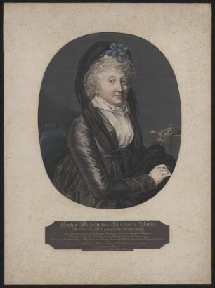 Bildnis der Sophie Wilhelmine Charlotte Marie von Voss