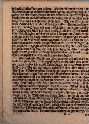 Ihr. Königl. Maytt. zu Schweden An Die Stände des Heil. RömischenReichs Abgelassenes Schreiben