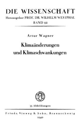 92: Klimaänderungen und Klimaschwankungen