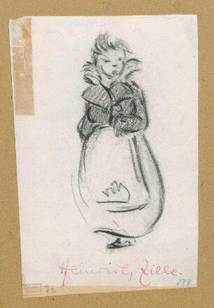Mädchen mit Pelzkragen