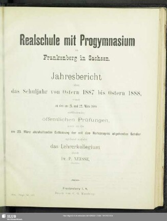 [12.]1887/88: Jahresbericht : über das Schuljahr ...