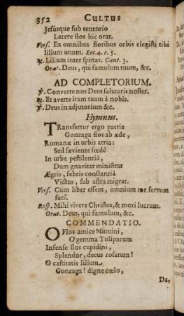 352-355, Ad Completorium; ...