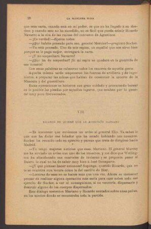 VIII - Ricardo no quiere que le acompañe Mariano