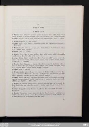 IV Kitāb ad-da'wā