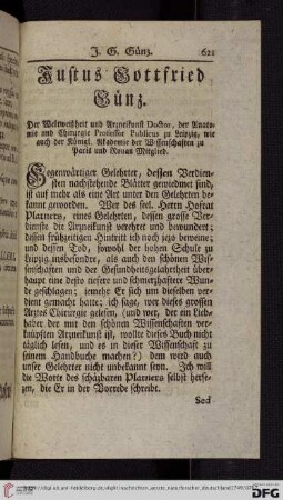 Justus Gottfried Guenz